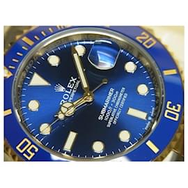 Rolex-ROLEX Submariner date SS xYG combination blue 126613LB Mens-Silvery