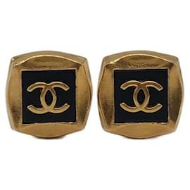 Chanel-***Orecchini CHANEL con marchio cocco-D'oro