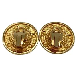 Chanel-***Pendientes vintage CHANEL-Dorado