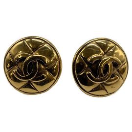 *** Boucles d'oreilles vintage CHANEL Doré