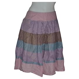 Saia estampada Weekend Max Mara de algodão Multicor