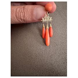No Brand-Earrings-Coral