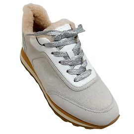 Veronica Beard Baskets Hartley multicolores blanches neige Écru