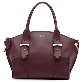 Alexander Mcqueen-Alexander McQueen Red Legend Leather Satchel-Red,Other