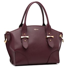 Alexander Mcqueen-Alexander McQueen Red Legend Leather Satchel-Red,Other