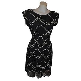 Robe mini à pois Marella noir blanc Noir Blanc