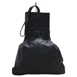 **Borsa a tracolla Gianni Versace in pelle nera Nero