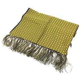 ** Lenço de Seda Amarelo Gianni Versace Amarelo