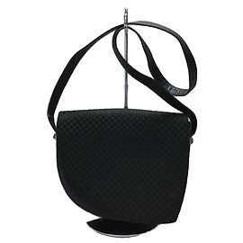 **Borsa a tracolla Gianni Versace in pelle nera Nero