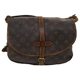 Louis Vuitton-Louis Vuitton Monogram Saumur 30 Sac à bandoulière M42256 LV Auth bs6246-Monogramme