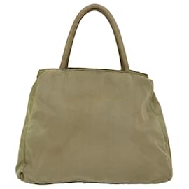 Prada-PRADA Hand Bag Nylon Khaki Auth bs6394-Khaki