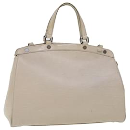 Louis Vuitton-LOUIS VUITTON Epi Blair MM Hand Bag 2Way White M40330 LV Auth 46265-White