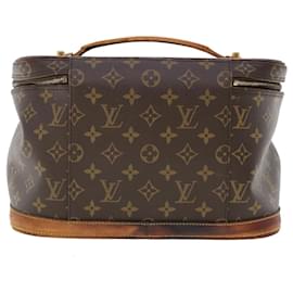Louis Vuitton-LOUIS VUITTON Monogram Nice Hand Bag 2way M47280 LV Auth 45761-Monogram