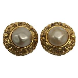 ***Boucles d'oreilles vintage CHANEL Doré