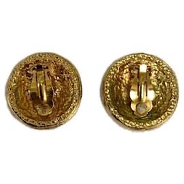 Chanel-***CHANEL  vintage cambon earrings-Golden