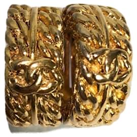 Chanel-***CHANEL  vintage earrings-Golden