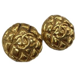 ***CHANEL  matelasse coco mark earrings Other
