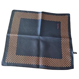 Christian Dior pañuelo C.DIOR Vintage nunca usado Azul oscuro