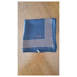 Christian Dior-handkerchief C.DIOR Vintage never used-Dark blue