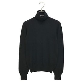 ***LORO PIANA Rollkragenpullover aus Kaschmir Schwarz