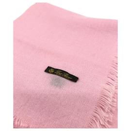 Loro Piana-***LORO PIANA  silk cashmere stole-Pink