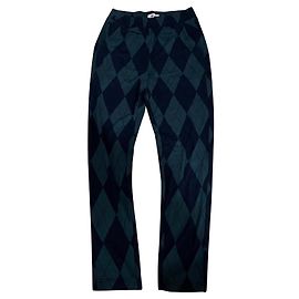 Calça de jogging Baum und Pferdgarten verde e marinho com estampa de diamantes Verde