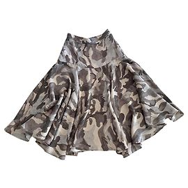 Autre Marque Maßgeschneiderter Vila T-Rock. 36 Tarnstoff Braun Grau Khaki