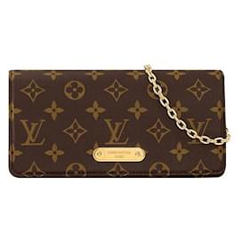 Louis Vuitton-LV Lily wallet on chain-Brown