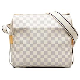 LOUIS VUITTON Damier Azur Naviglio Ivory-Blue Canvas Monogram