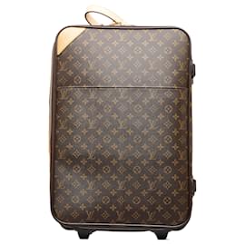 Louis Vuitton Terre Damier Geant Conquerant 55 Pegase Rolling Luggage  CarryOn 2L1117