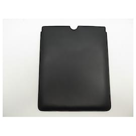 Givenchy-NEW GIVENCHY POUCH CASE FOR IPAD TABLET IN BLACK LEATHER BLACK LEATHER CASE-Black