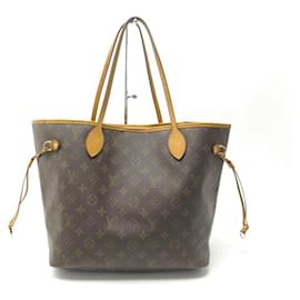 Louis Vuitton-SAC A MAIN LOUIS VUITTON NEVERFULL MM M41177EN TOILE MONOGRAM HAND BAG-Marron