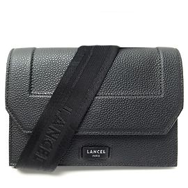 NUOVA LANCEL MINI NINON IN BORSA12091 NUOVA BORSA A MANO BORSA A TRACOLLA Nero