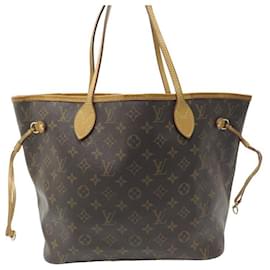 Louis Vuitton-SAC A MAIN LOUIS VUITTON NEVERFULL MM CABAS TOILE MONOGRAM M40995 HAND BAG-Marron