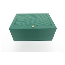 Rolex-ROLEX WATCH BOX 39139.01 OYSTER M SUBMARINER DATEJUST + WATCH BOX CARD HOLDER-Green