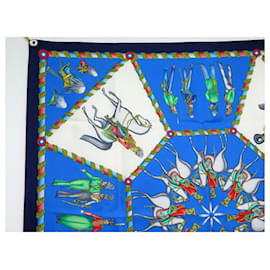 Hermès-NEW VINTAGE HERMES SCARF THE RUSSIAN IMPERIAL ARMY OF 1816 a 1916 Carré-Blue