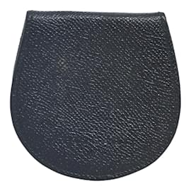 Bulgari-Leather Coin Pouch-Black