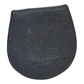 Bulgari-Leather Coin Pouch-Black