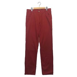 Pantalones Loro Piana Rojos de Algodón Roja