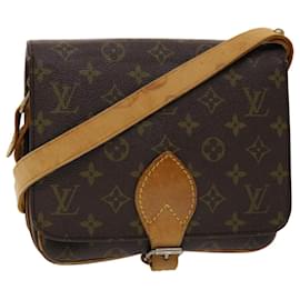 Louis Vuitton-LOUIS VUITTON Monogram Cartouchiere MM Shoulder Bag Vintage M51253 LV Auth 46019-Other