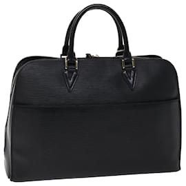 Louis Vuitton-LOUIS VUITTON Epi Sorbonne Business Bag Black M54512 LV Auth th3744-Black