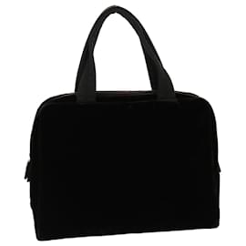 Prada-PRADA Tote Bag Velor Brown Auth yb201-Brown