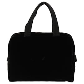 Prada-PRADA Tote Bag Velor Brown Auth yb201-Brown