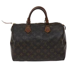 Louis Vuitton-Louis Vuitton Monogram Speedy 30 Hand Bag M41526 LV Auth cl617-Monogram