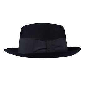 Autre Marque Lincoln Bennett & Co. Trilby Hat Black