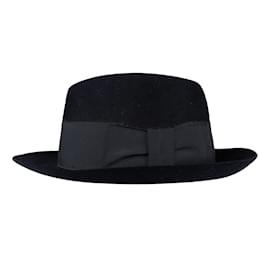 Autre Marque-Lincoln Bennett & Co. Trilby Hat-Black