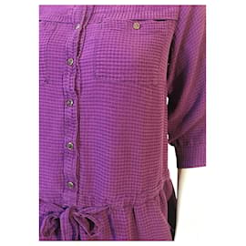 Sandro-Sandro silk dress-Purple