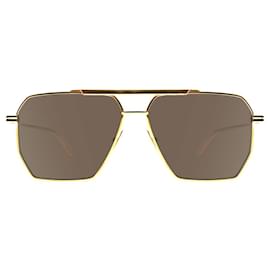 Bottega Veneta-lunettes de soleil botttega veneta bv1012 s métal doré-Doré