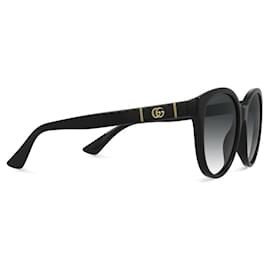 Gucci-Óculos de sol Gucci GG-Preto,Dourado