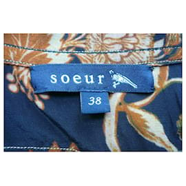 Soeur-SOEUR Sleeveless blouse T38 Neuve-Brown